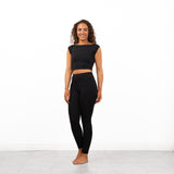 Pandr High Waisted Leggings - Black