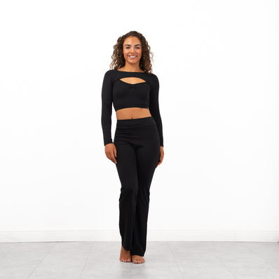 Kasey Claybourn Dance Pandr Fitted Long Sleeve Shrug
