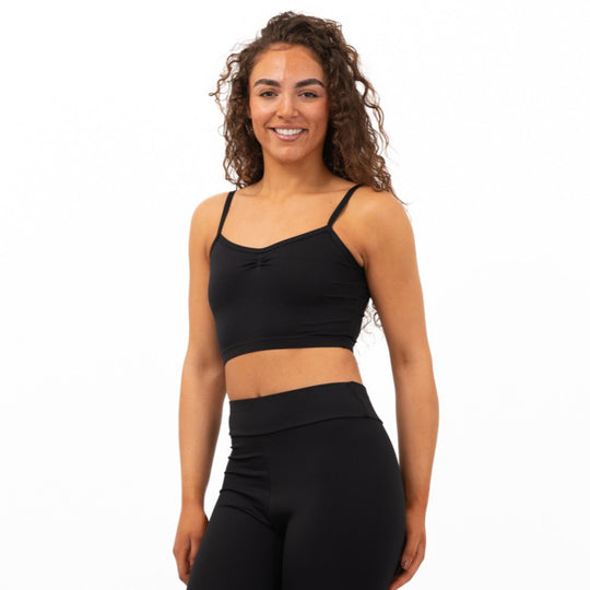 Allure School of Dance Pandr Ruched Front Crop Top