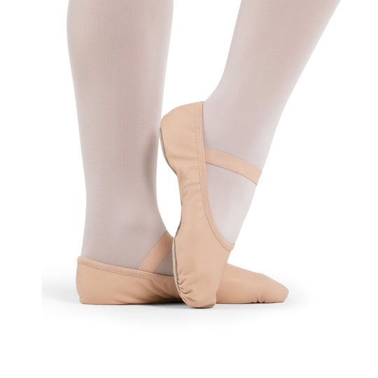 Capezio Full Sole Leather Ballet Shoe - Pink