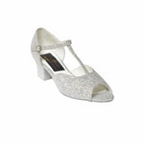 Tappers & Pointers Chloe 1.5inch Heel Silver