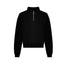 Crop 3/4 Zip Sweatshirt