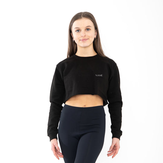 Wendy Charles School of Dance Adult Raw Cropped Sweatshirt