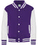 Kids Varsity Jacket - Purple/White
