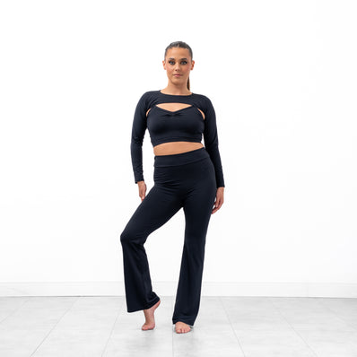 Pandr Ruched Front Crop Top