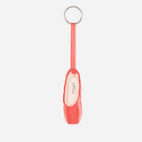 Mini Pointe Shoe Keyring - Red