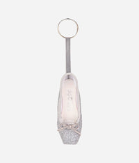 Mini Pointe Shoe Glitter Keyring