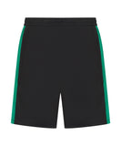 Adults Knitted Shorts - Black/Emerald