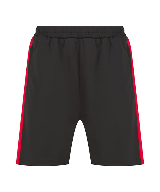 Adults Knitted Shorts - Black/Red