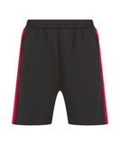 Adults Knitted Shorts - Black/Red