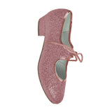 Glitter Tap Shoe Low Heel - Pink
