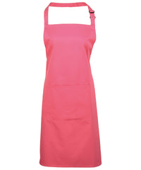 Colours bib apron with pocket