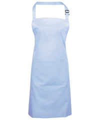 Colours bib apron with pocket