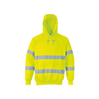 Portwest Hi Viz Hooded Sweatshirt