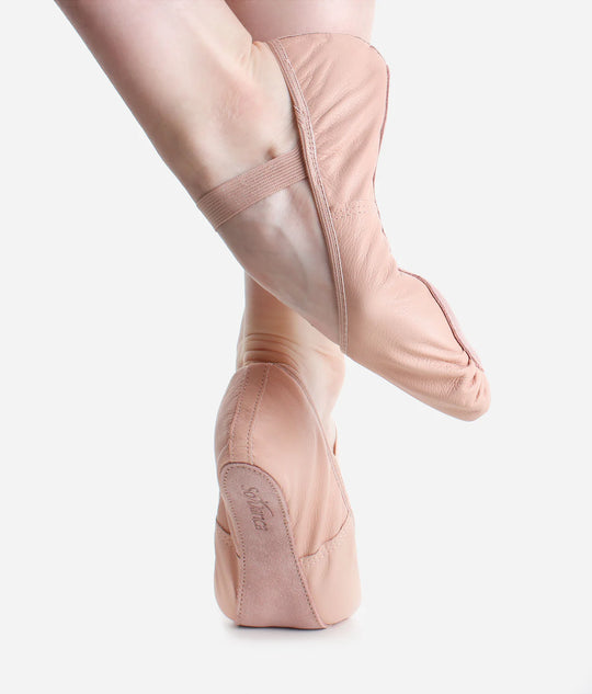 Nellie Stagles Full Sole Stretch Leather Ballet Shoe