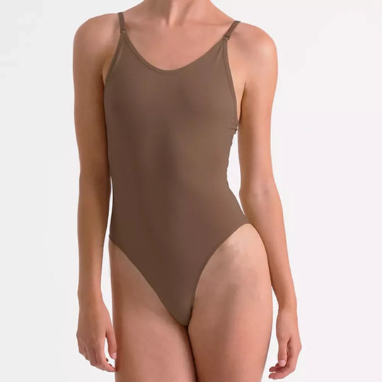 Silky Seamless Low Back Camisole - Dark Nude