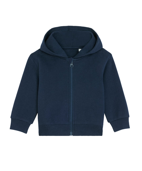 Baby Zipped Hoodie - Navy