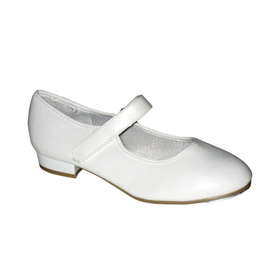 Tappers & Pointers White Velcro Tap shoes
