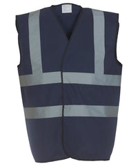 Adults Hi Vis Two Band Waistcoat