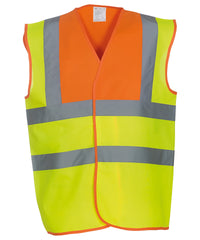 Adults Hi Vis Two Band Waistcoat