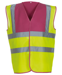 Adults Hi Vis Two Band Waistcoat