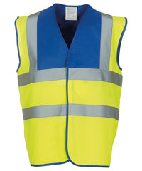 Adults Hi Vis Two Band Waistcoat