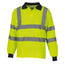 Adults Hi Vis Long Sleeve Polo Shirt