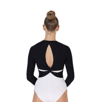 Bloch Long Sleeve Open Back Top