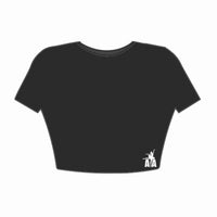 Anna's Academy Cap Sleeve Fitted Crop Top