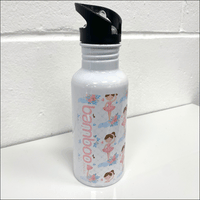 Ballerina Waterbottle with Straw