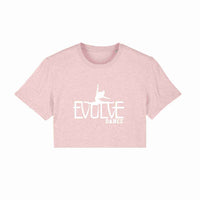 Evolve Dance Adult Raw Hem Crop T-Shirt