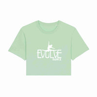 Evolve Dance Kids Raw Hem Crop Tee T-Shirt