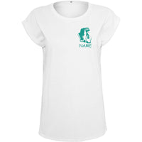 Dance Force Adult Extended Shoulder White Tee