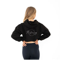 Pickering Academy of Dance Raw Cropped Kids Hoodie