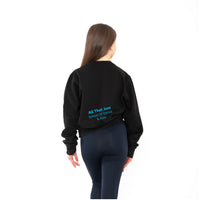 All That Jazz Adult Cropped Sweatshirt