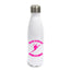 Marie Newson School of Dance White Tapered Water Bottle