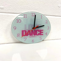 Live Love Dance Wall Clock WHITE
