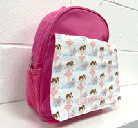 Ballerina Pink Panel Backpack