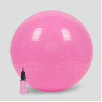 Pink Fitness Ball With Pump