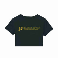 The Harpham Company Adult Raw Hem Crop T-Shirt
