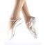 T&P White Satin Full Sole Ballet Shoe