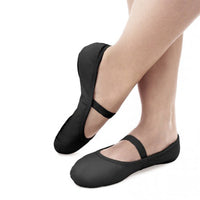 SoDanca Stretch Leather Full Sole Ballet Shoe